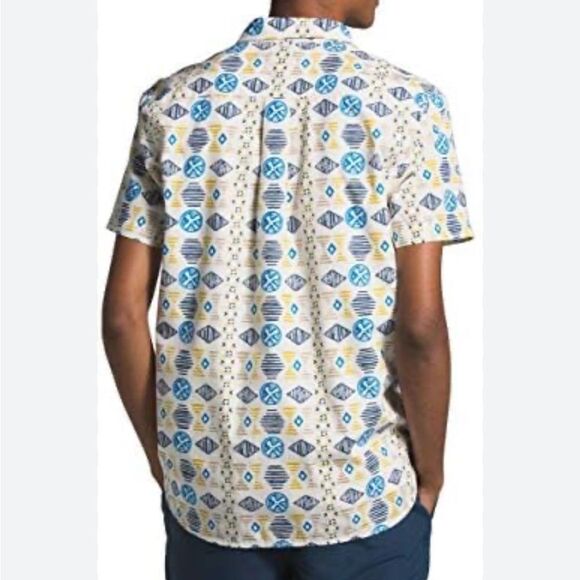 THE NORTH FACE Baytrail Printed Short Sleeve Button Down Shirt Size Large - Picture 3 of 6
